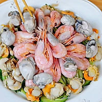 #皇后红玫瑰花式做法#海味温拌加拿大北极虾的做法图解8
