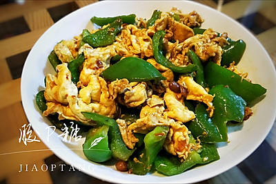 酱香蛋炒青椒