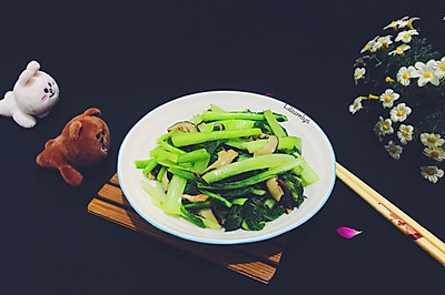 香菇炒青菜