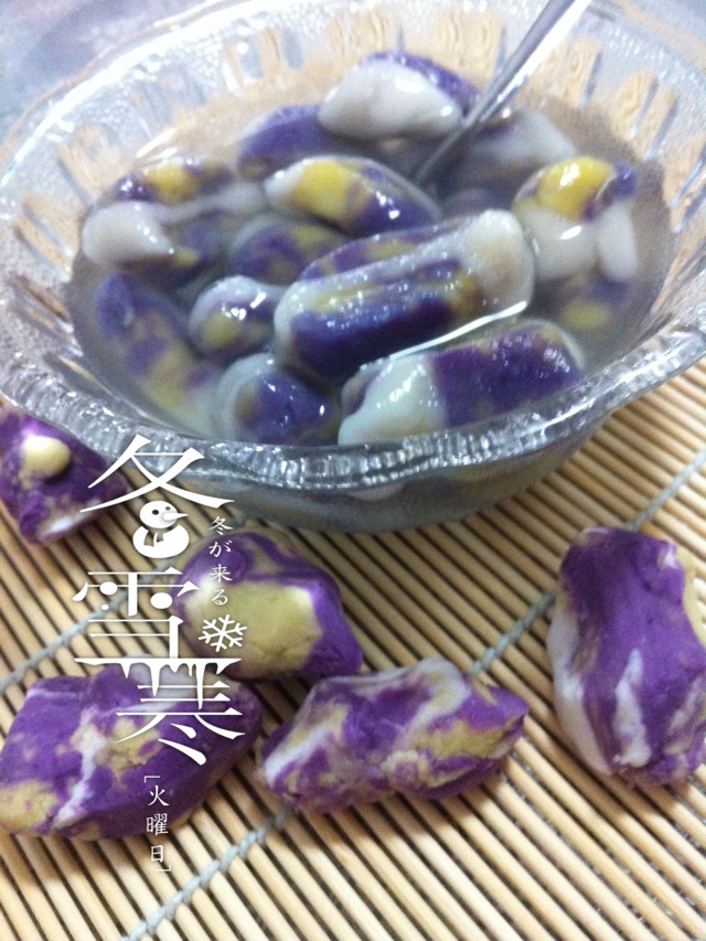 可以吃的雨花石（汤圆）