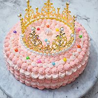 #精品菜谱挑战赛#皇冠彩色蛋糕的做法图解24