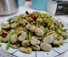 简单家常菜，xiang（四声）嫩胡豆的做法