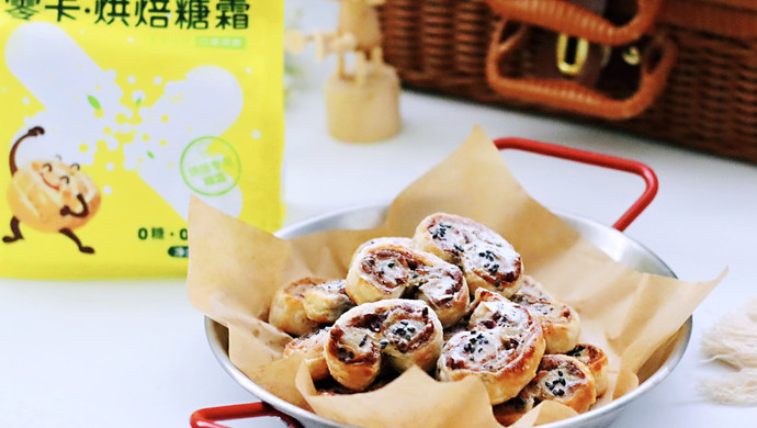 蝴蝶豆沙酥
