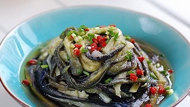凉拌蒸茄子
