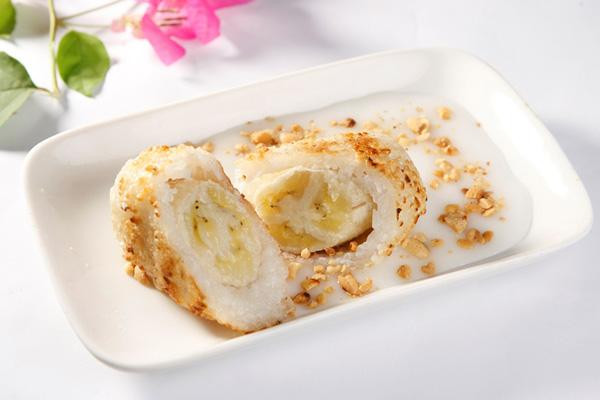 越南小吃——香蕉糯米团