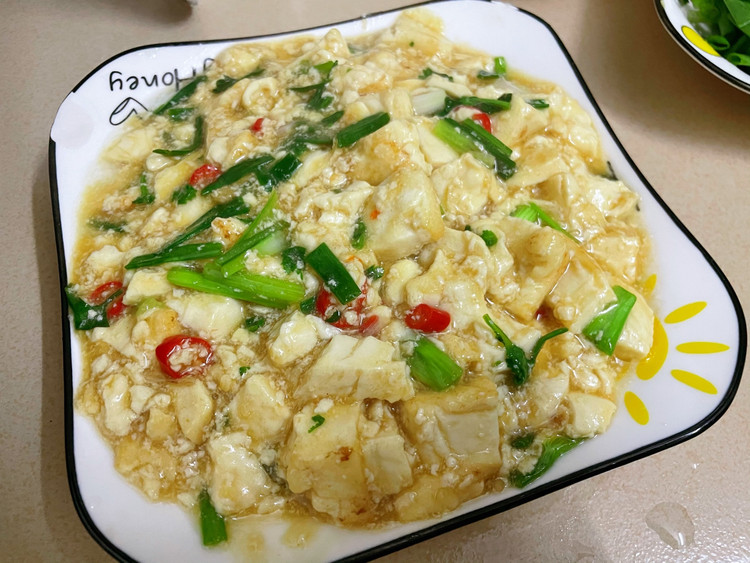 麻婆豆腐（广东版）的做法