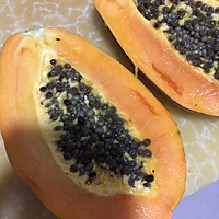 木瓜新吃法—雪顶木瓜的做法图解1