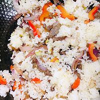 #福临门 福禄双全#牛肉炒饭的做法图解6
