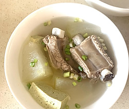 减肥期的排骨冬瓜豆腐汤的做法