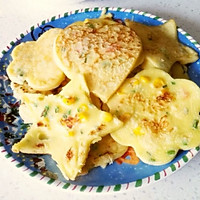 造型杂菜蛋饼的做法图解8