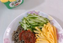 #葱伴侣豆瓣酱能蘸善炒#低脂荞麦炸酱面的做法