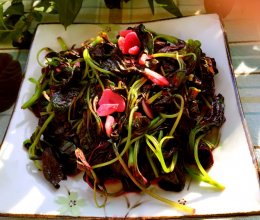 清炒红菜苔的做法