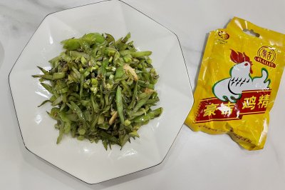 清炒梅豆