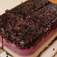 无油低糖低脂，糯叽叽紫米糕，越嚼越香！的做法图解15