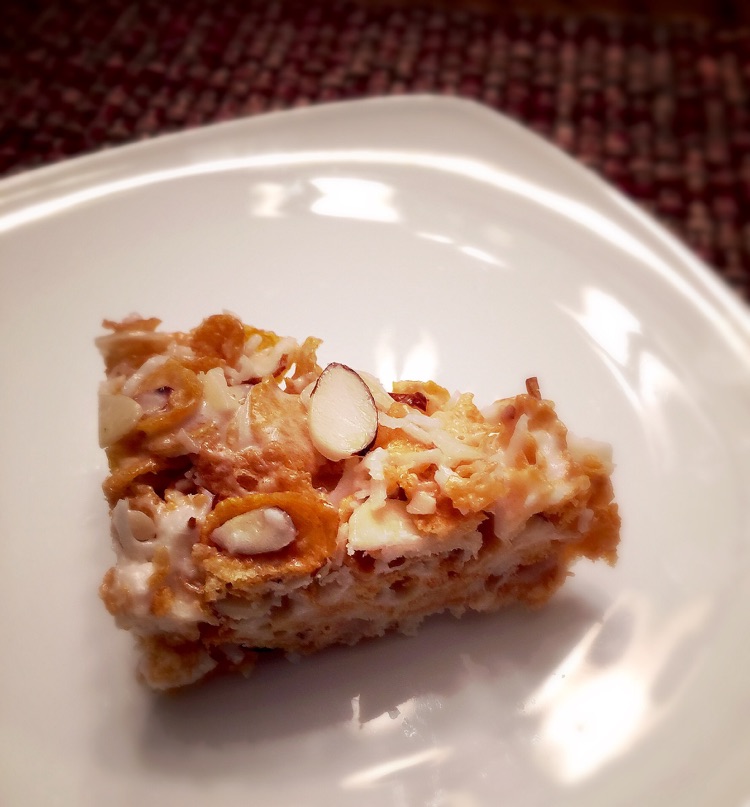 cornflakes coconut squares