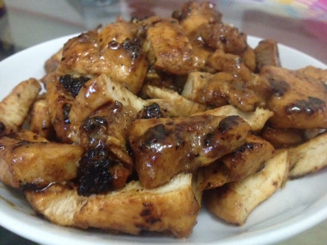 烤肉酱鸡胸肉的做法图解5