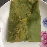 抹茶榴莲班戟#柏翠辅食节-烘焙零食#的做法图解9