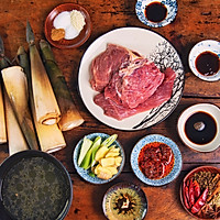 竹笋土豆烧牛肉的做法图解1