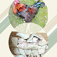 公鸡炖甘蔗根的做法图解1