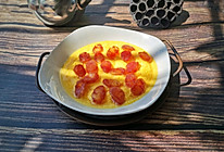 #橄榄中国味 感恩添美味#腊肠蒸蛋的做法