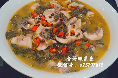 冬季来碗热乎—老坛酸菜金汤鱼