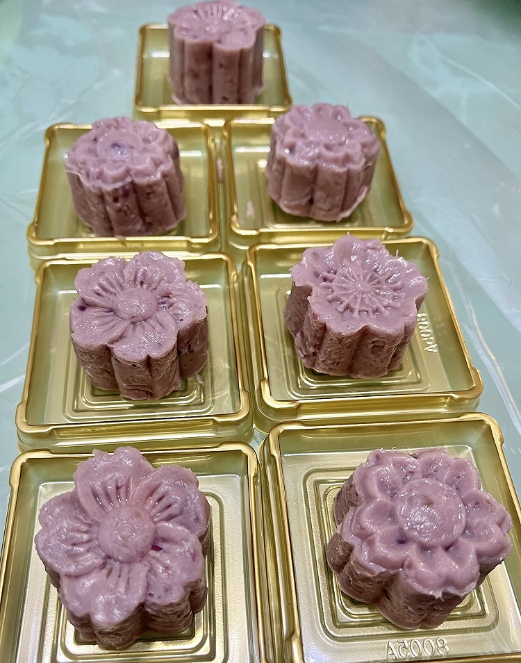 芋泥奶酪月饼的做法