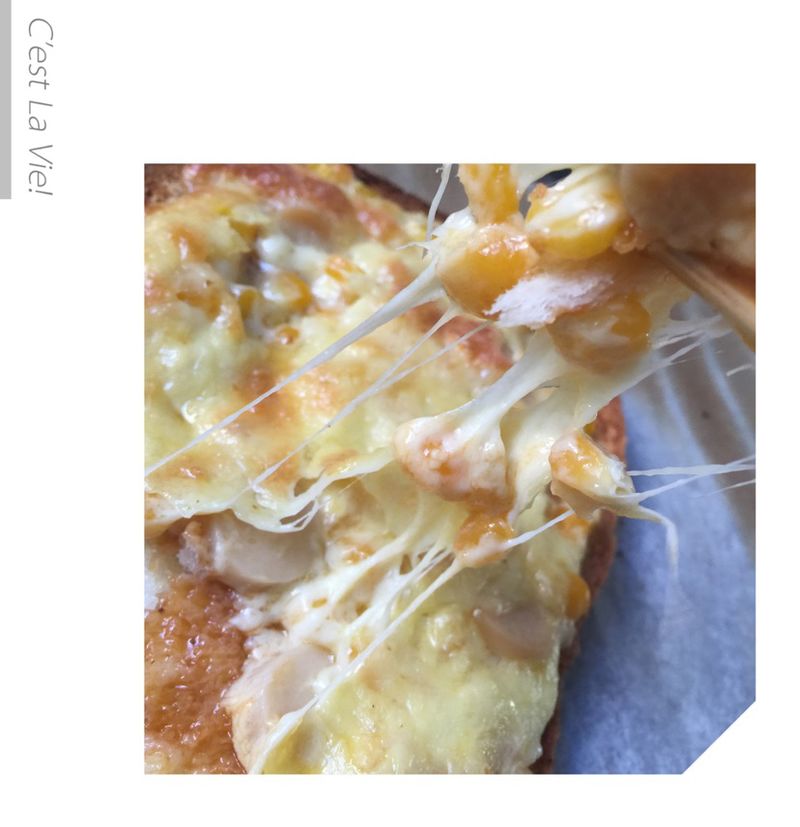 吐司披萨（玉米火腿）