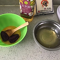 电饭煲蒸紫薯蛋糕的做法图解1