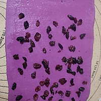 #甜蜜暖冬，“焙”感幸福#紫薯蔓越莓葡萄干千层糕的做法图解5