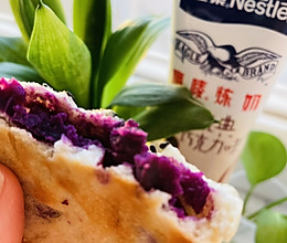 #烘焙美学大赏#紫薯馅饼的做法