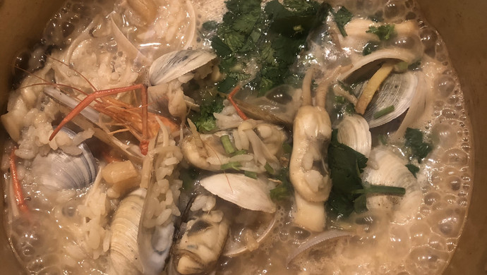 海鲜泡饭～