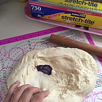面包机版紫薯面包的做法图解19