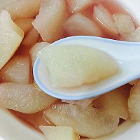 蜂蜜喉糖炖梨的做法图解3