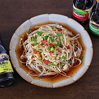 #轻食三剑客 嗨吃不怕胖#捞汁蒜蓉金针菇的做法图解8