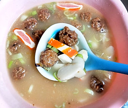 芋头丸子汤的做法