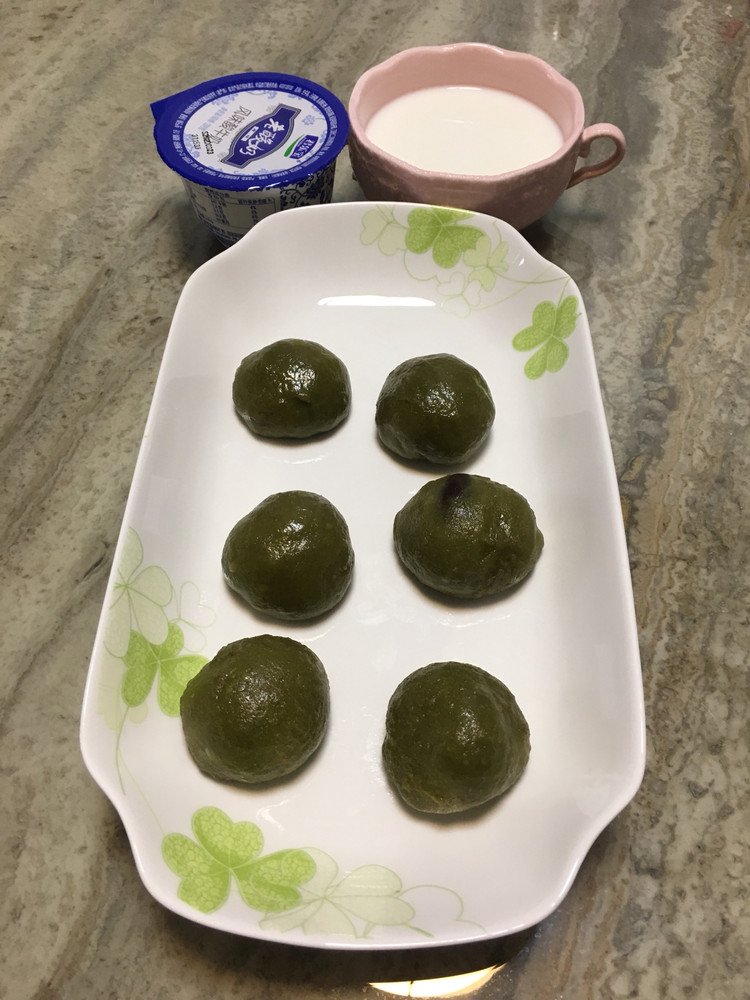 抹茶青团 一口一个春天的味道的做法