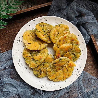 饺子皮葱油饼