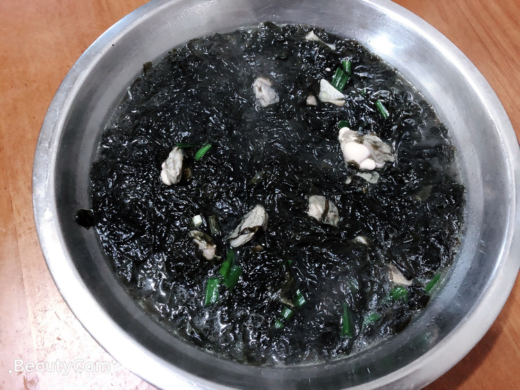 紫菜海蛎煲的做法