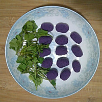 奶香蜂蜜紫薯球的做法图解1