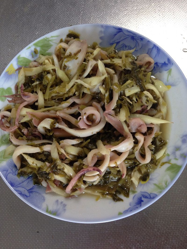雪菜鱿鱼