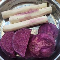 紫薯山药糕的做法图解2
