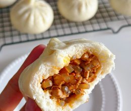 粉条豆干肉包子的做法