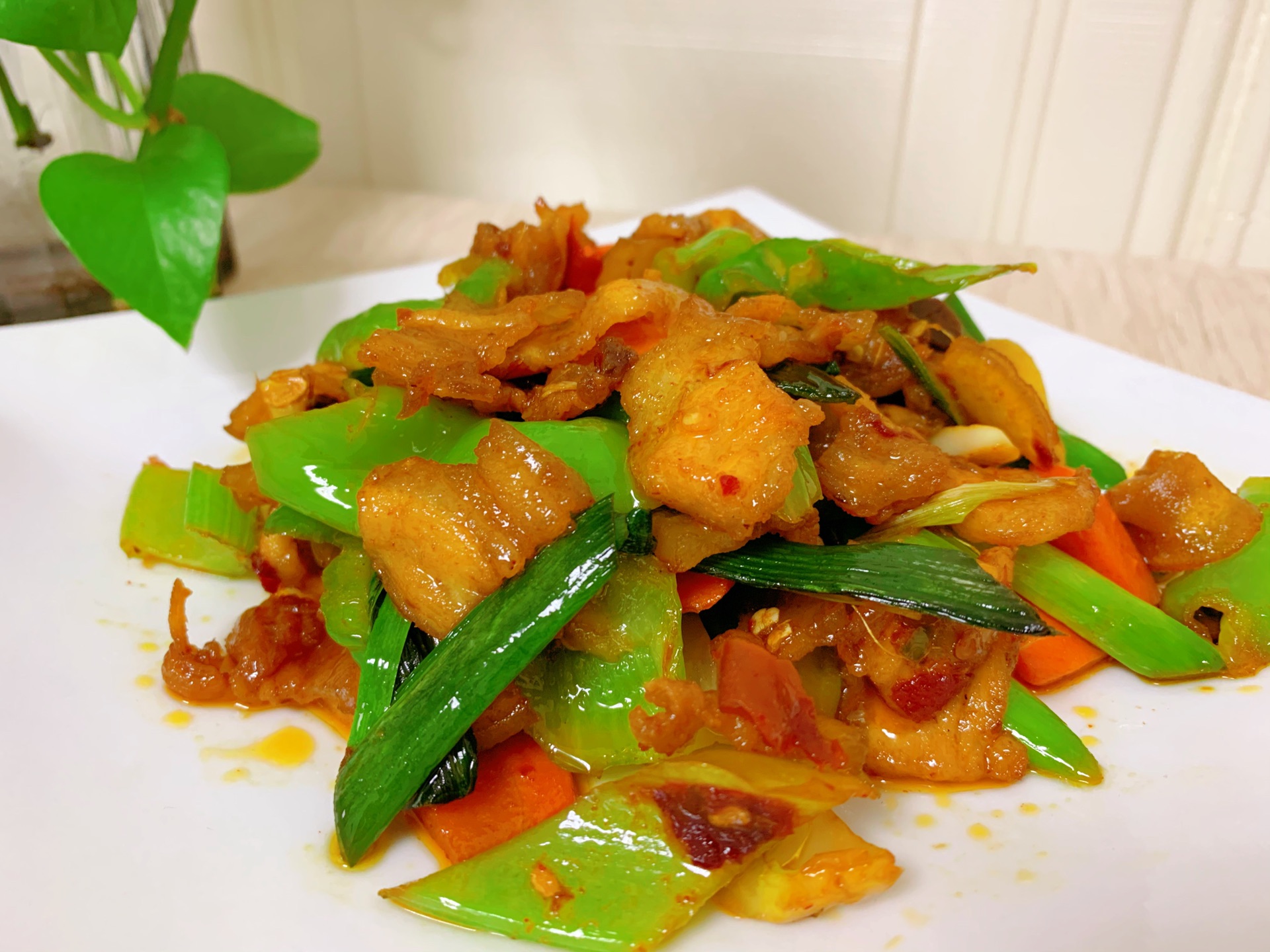 Double cooked pork