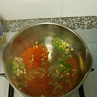 虾仁蔬菜饼的做法图解2