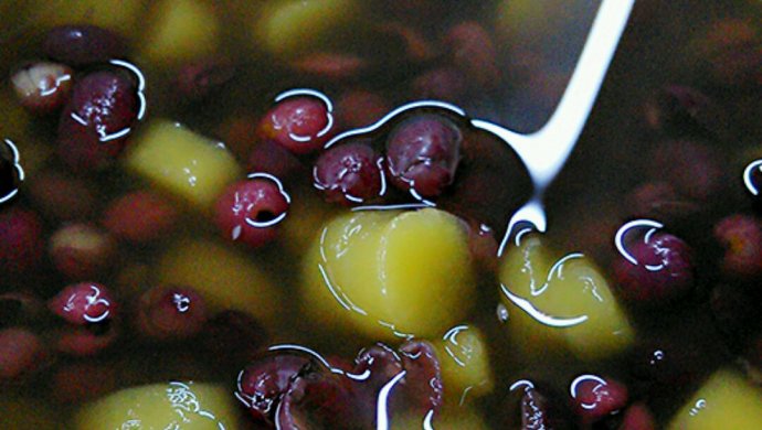 红豆薏米薯圆糖水