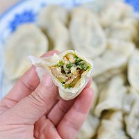 #龙年好运来 乐享豪吉味#鲜味十足的猪肉虾仁韭菜饺子的做法图解10