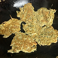 香椿煎蛋的做法图解4
