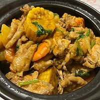 鸡翅鸡爪明虾煲的做法图解19