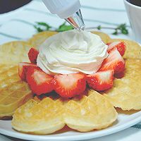 莓果奶油华夫饼#宜家，让家更有味#的做法图解4