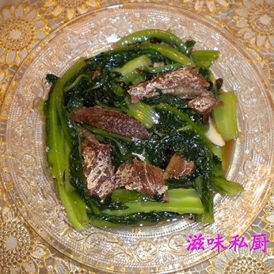 豆豉鲮鱼油麦菜